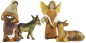 Preview: Festliche Weihnachtskrippe Aicha inkl. 15 tlg. Figurensatz ETA 2 - Maße Krippe ca. 69 x 29 x 34 cm